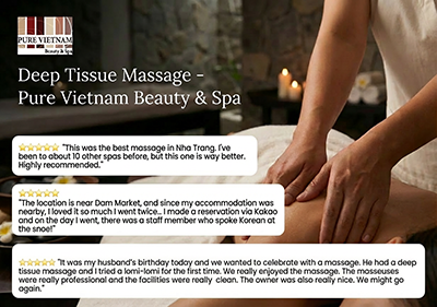 deep tissue massage Nha Trang with reviews